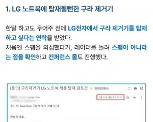 LG 노트북에 탑재될 뻔한 구라제거기